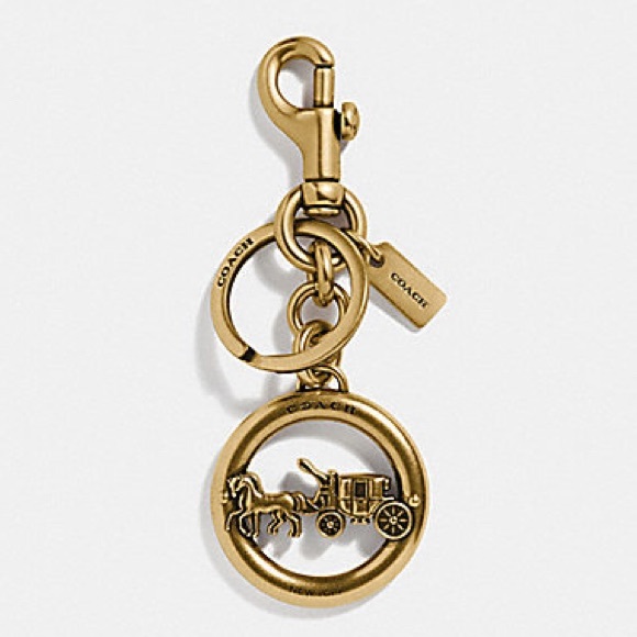 Coach Accessories Coach Nwt Gold Logo Keychain Poshmark